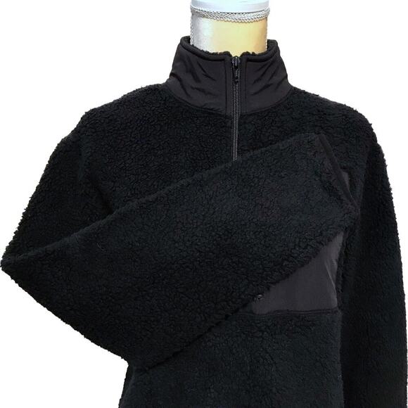 Abound NWOT Sherpa Half Zip Pullover Sweatshirt Women S - Picture 4 of 9